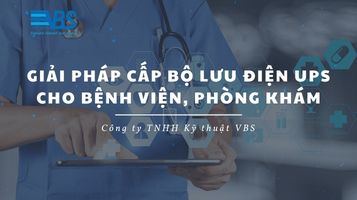 Lắp đặt bộ lưu điện UPS trong các bệnh viện, phòng khám giúp duy trì hoạt động cho các thiết bị y tế khi xảy ra việc mất điện đột ngột.