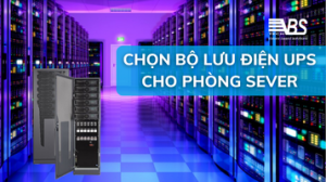 Bộ lưu điện cung cấp nguồn điện ổn điện và liên tục cho phòng Sever. UPS chống mất điện, chống tăng áp, giảm áp hoặc sốc điện.