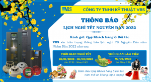 VBS gửi đến quý khách hàng thông báo nghỉ Tết Nguyên Đán năm Nhâm Dần 2022. Thời gian nghỉ Tết 2022 từ ngày 28/01/2022 đến ngày 06/02/2022.