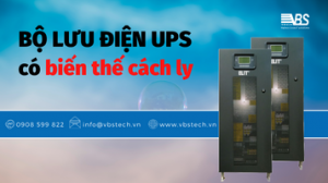 Bộ lưu điện có biến thế cách ly là sản phẩm được sử dụng ưa chuộng trong nhiều lĩnh vực quan trọng. UPS biến thế cách ly dùng cho bệnh viện.