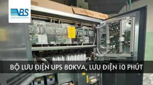 Bộ lưu điện UPS 80kVA có thời gian lưu điện 10 phút cung cấp nguồn điện tức thời cho nhà máy, xí nghiệp, trong bệnh viện hay data center....