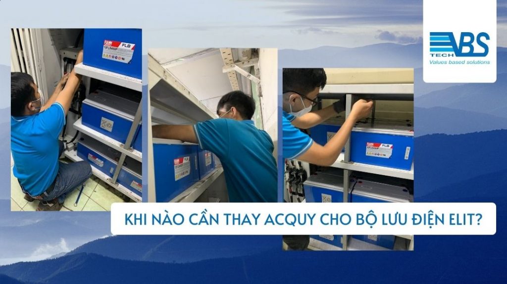 VBS thay thế acquy cho bộ lưu điện ELIT. Ắc quy UPS bảo hành 12 tháng, giao hàng và lắp đặt tận nơi. Acquy UPS ELIT 12V-7Ah, 12V-9Ah giá rẻ.