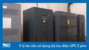 Bộ lưu điện UPS 3 pha dành công nghiệp có thời gian lưu điện dài, bộ lưu điện mang lại tính ổn định cao và tăng tuổi thọ cho các thiết bị.