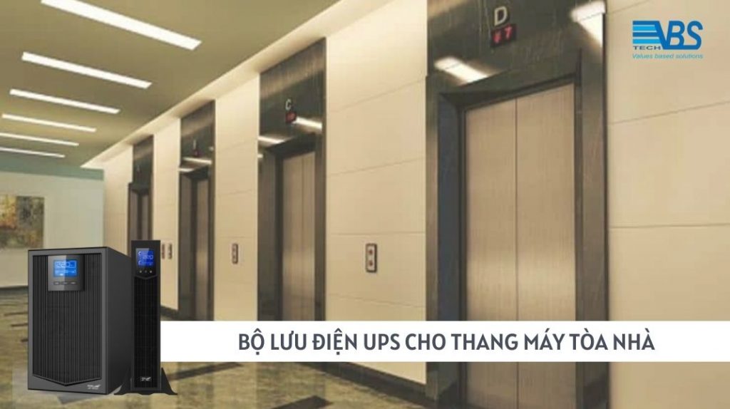 Bộ lưu điện UPS 1kva 2kva 3kva 10kv cho thang máy của tòa nhà, nhập khẩu chính hãng, có co cq, bảo hành 12 tháng giao hàng và lắp đặt tận nơi
