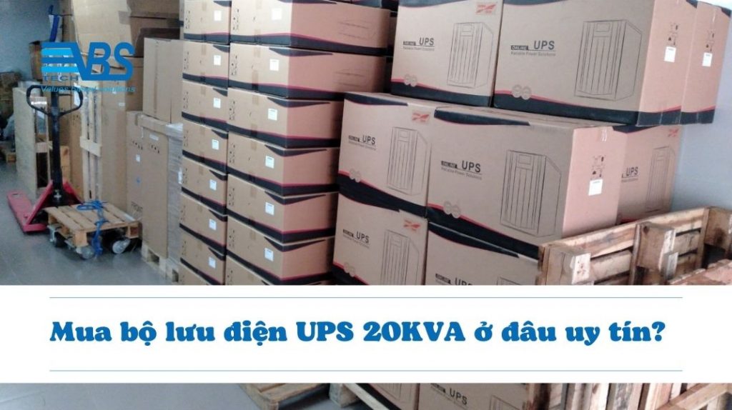 VBS phân phối bộ lưu điện UPS 20KVA nhập khẩu của thương hiệu KEHUA, ELIT, dùng cho công nghiệp, bệnh viện, data center, viễn thông, bảo hành 12T