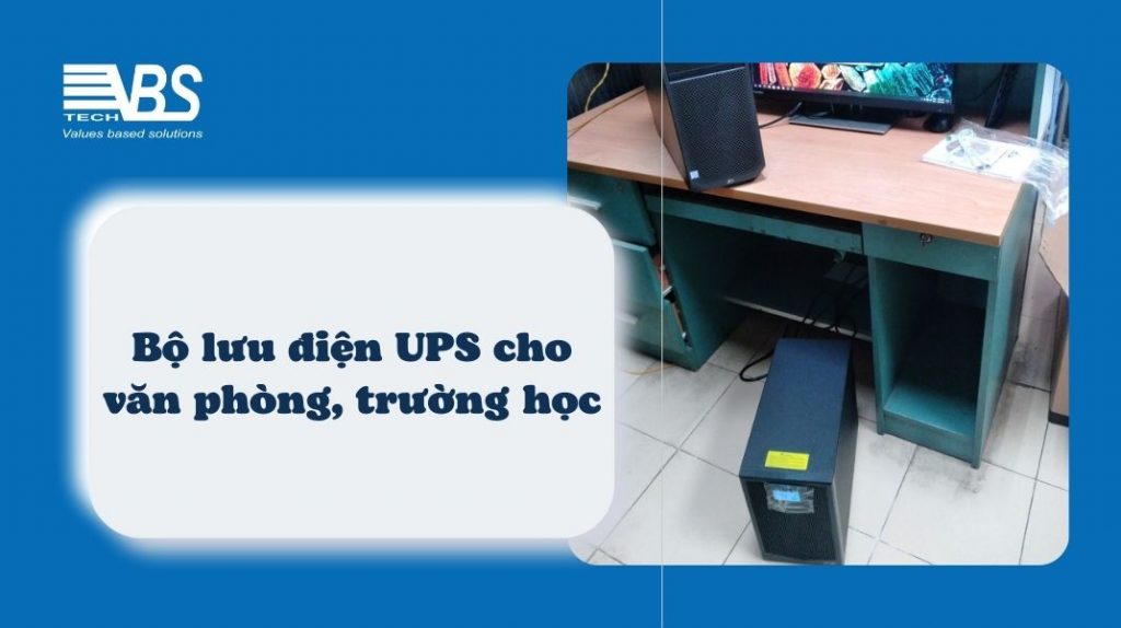 Bộ lưu điện UPS Kehua công suất 1KVA 2KVA 3KVA 10KVA cho văn phòng trường học giúp lưu trữ dòng điện, lưu trữ dữ liệu máy tính khi mất điện.