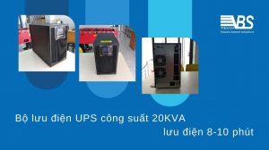 VBS cung cấp bộ lưu điện UPS Kehua, xuất xứ Trung Quốc, công suất 20KVA lưu điện 8-10 phút, giao hàng và lắp đặt tận nơi, bảo hành 12 tháng.