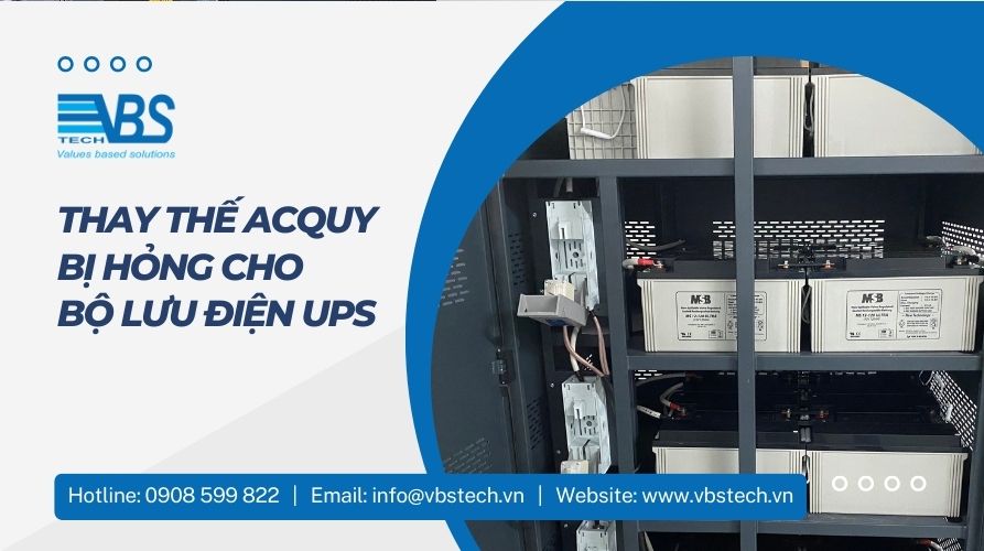 Thay thế acquy bị hư hỏng của bộ lưu điện UPS giúp duy trì nguồn điện dự phòng, vậy làm thế nào để thay ắc quy cho bộ lưu điện đúng cách?
