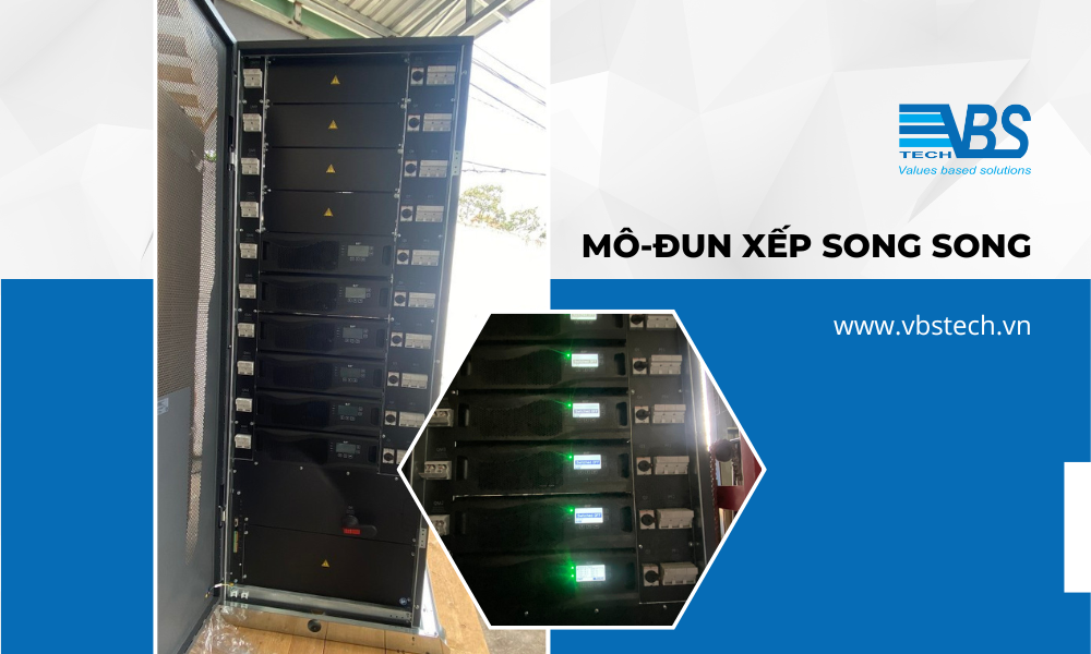 Bộ lưu điện UPS Modular được sử dụng cho nhiều ứng dụng công nghiệp như data center, viễn thông, dễ dàng thay thế, sửa chữa mô-đun khi hư hỏng