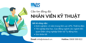 Tuyển dụng Nhân Viên Kỹ Thuật Điện – Tháng 10/2023